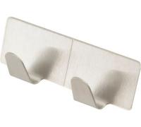 Крючки на планке 2 шт. самоклеющийся "Рыжий кот" SSH-01 нержавеющий