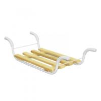 Сиденье для ванны дерево+металл НИКА СВ1