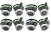 Комплект роликов для душевой кабины Ф22 мм одинарные 8 шт.