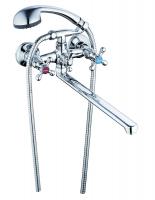 Смеситель для ванны G-lauf QFR7-С605 двухручковый 