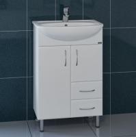 Тумба MDW УЮТ 50-4 (2 двери 2 ящика) с умывальником Уют 50