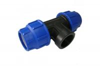 Тройник 63х"1 1/2"х63 ВР для ПНД трубы 