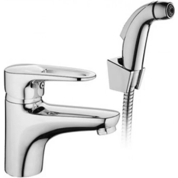 Смеситель для умывальника FRAP F1268 с гигиеническим душем 