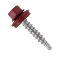 Саморез 4,8*29 красное вино кровельный RAL 3005