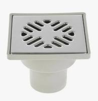 Трап TATPOLIMER 15*15 Ф50 вертикальный нержавеющая решетка 