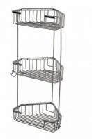 Полка угловая 3-х ярусная FRAP 335-2 