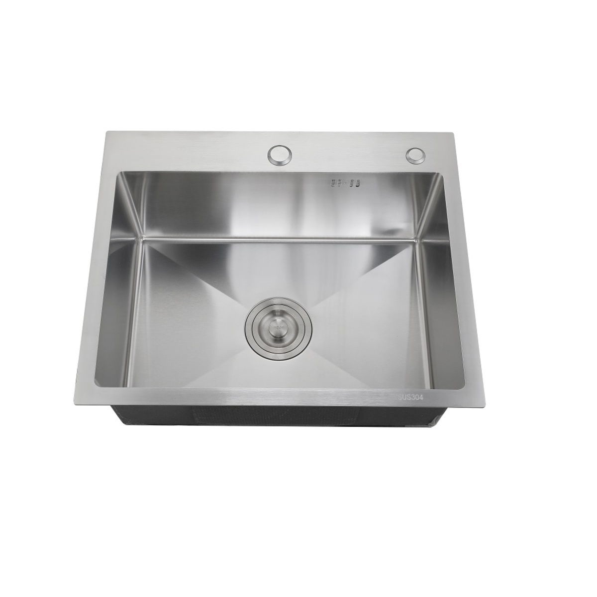 Мойка врезная РМС 58*43*20 MR-5843 нержавейка (мойка+корзина раздвижная+дозатор врезной)