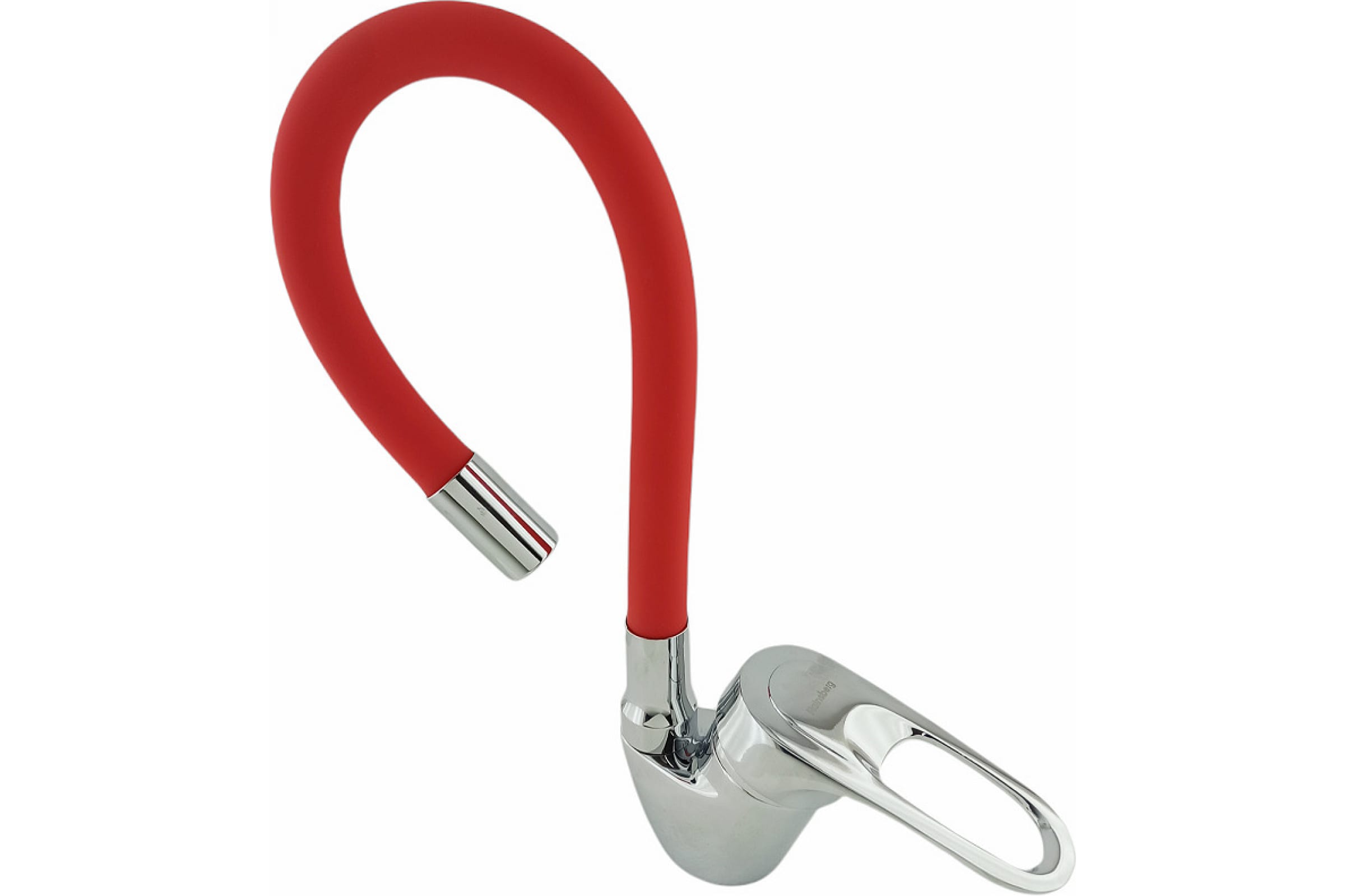 Смеситель для кухни Rainsberg R3193F-8 гибкий красный