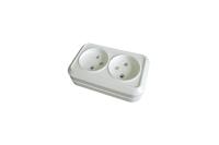 Розетка накладная двойная TDM для удлинителя