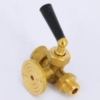 Кран для манометра Ф15 с площадкой и ручкой