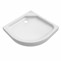 Душевой поддон 80*80 см акриловый в сборе полукруг ТРИТОН ПД22