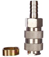 Переходник RAPID (муфта) елочка 10мм с обжимным кольцом FUBAG