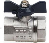 Кран шаровый 1/2 бабочка г/г 11б27п