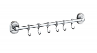 Держатель для полотенца 6 крючков РМС А5026  