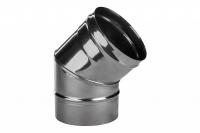 КОЛЕНО угол 45 Ф120 нерж.
