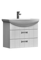 Тумба MIXLINE КОМФОРТ-52 с умывальником АЛЬФАНА-52