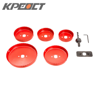 Набор коронок по дереву КРЕОСТ 67-127 мм 8 предметов