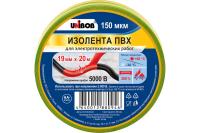 Изолента 19 мм*20 м UNIBOB желто-зеленая 