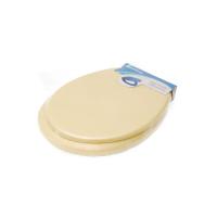 Сиденье для унитаза мягкое кремовое