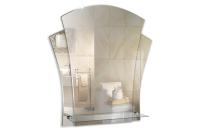 Зеркало 480*550 (ШВ) MIXLINE ЛИЛИЯ с полкой