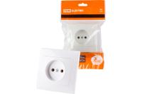 Розетка врезная одинарная 10А TDM ТАЙМЫР 1814-0011