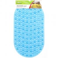 Коврик для ванной 69*38 Y3-678 овальный синий