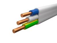 Провод ПУНП 3х2,5 одножильный белый ТУ