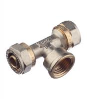 Тройник 16ц*3/4*16ц ВР для металлопластика