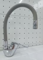 Смеситель для кухни ALOUTE A3193-5 серый излив