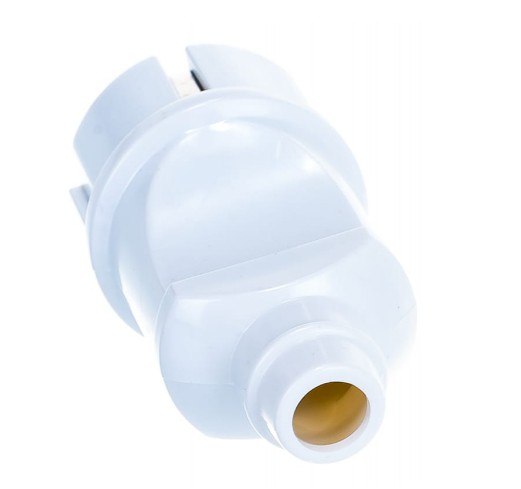 Вилка прямая с заземлением 16А UNIVersal белая