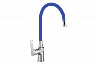 Смеситель для кухни OUTE T30293B-3 гибкий синий