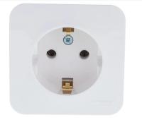 Розетка накладная одинарная 16А BLANCA BLNRA010101 c заземлением