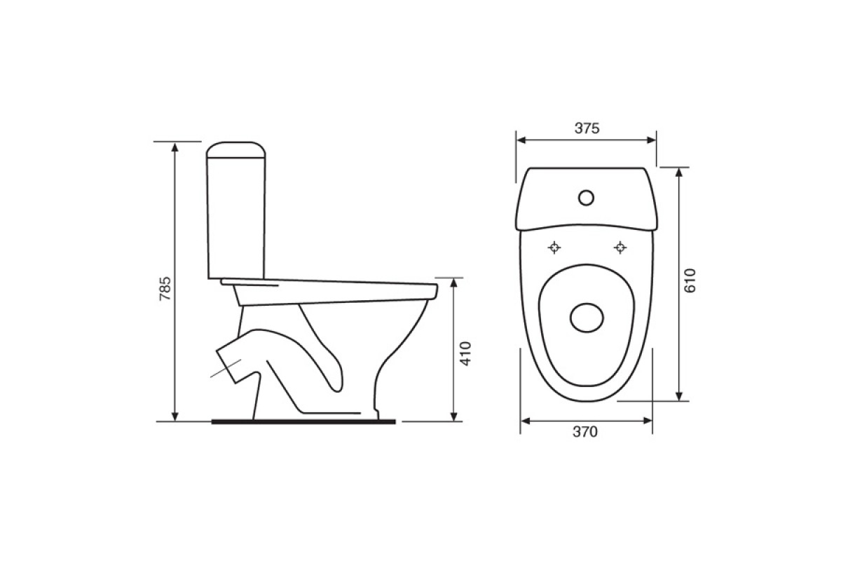Унитаз-компакт SANTERI ВИТА