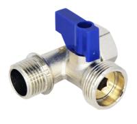 Кран для стиральной машины 15х20х15 трехпроходной шаровой