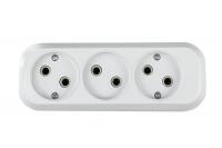 Колодка 3 гнезда IN HOME 5030