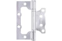 Петля накладная универсальная 100*75*2,5 матовый никель 2шт