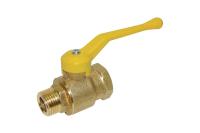 Кран шаровый газовый 1 рычаг г/ш Бологое