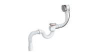 Сифон для ванны полуавтомат РМС СВ-П/А плоский