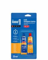 Клей KUDO эпоксидный двухкомпонентный 20 мл. КВТ 770