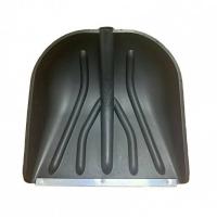 Лопата снеговая 415*400 мм ВЬЮГА с алюминиевой накладкой