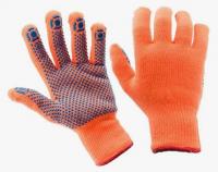 Перчатки "ТОЧКА" утепленные оранжевые/красные