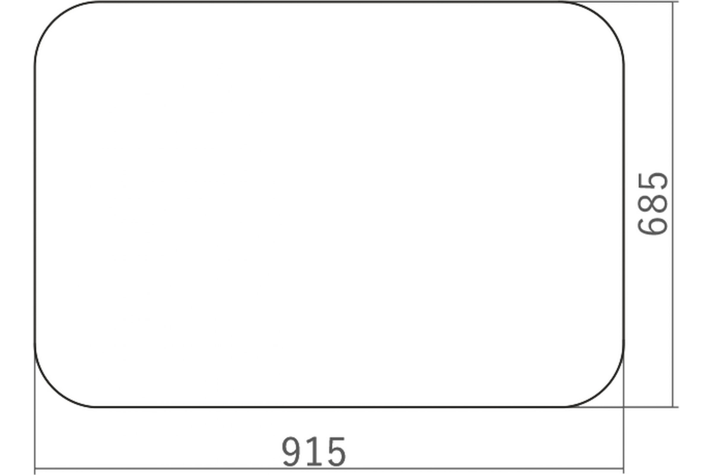 Зеркало 550*800 (ШВ) MIXLINE ВЫБОР 