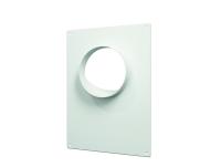 Площадка торцевая пластиковая 180*250 фланец D100