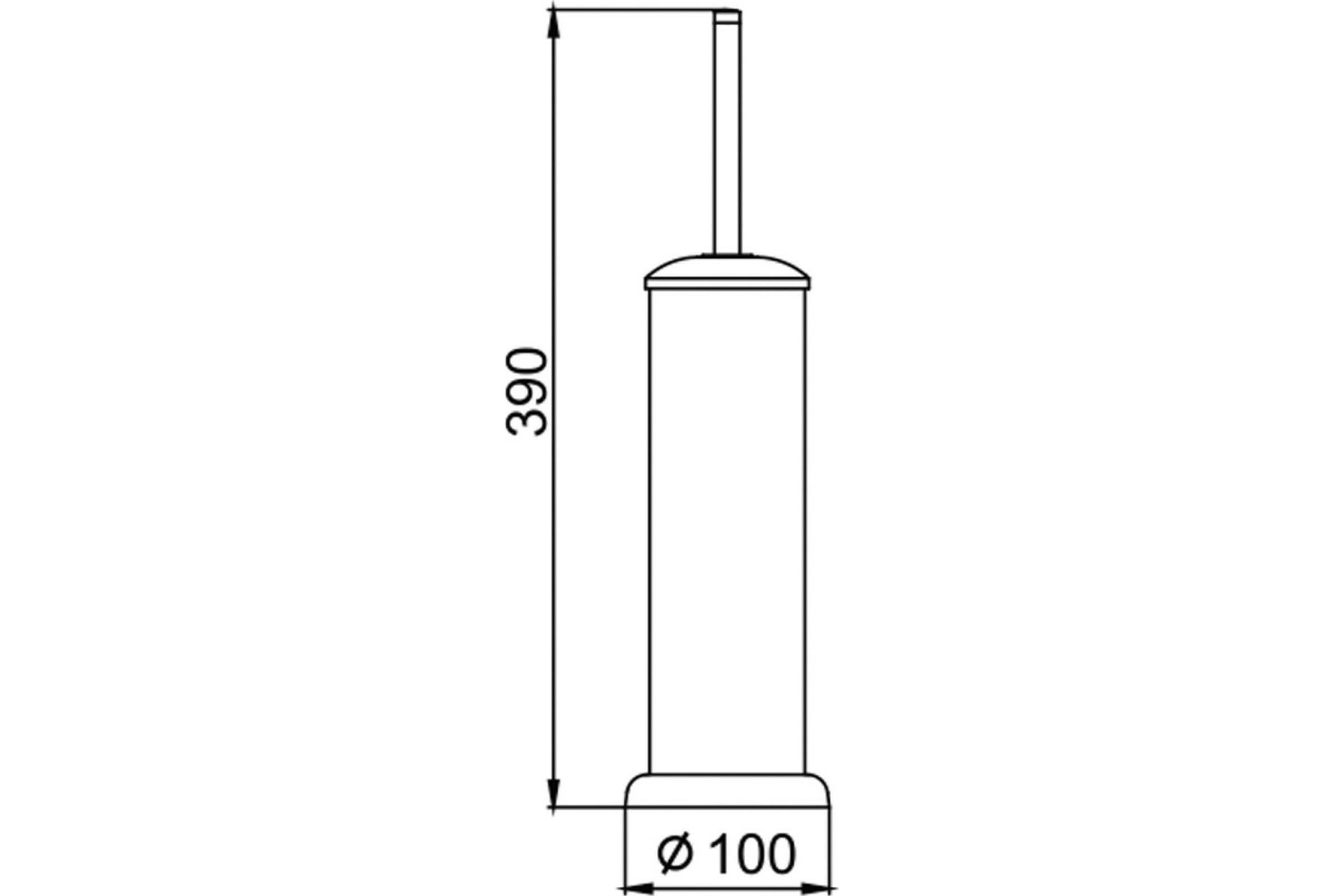 Ерш для унитаза FRAP F 901 нержавеющий