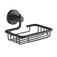 Мыльница к стене HAIBA HB8702-01 решетка черная 