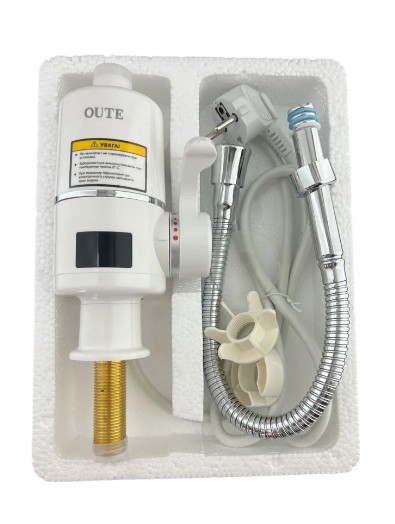 Водонагревательный кран с гибким изливом OUTE Т921-1 