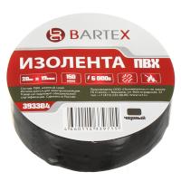 Изолента 19 мм*150 мкм*20 м BARTEX черная
