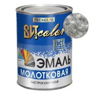 Эмаль молотковая ВИТcolor Серебристая 0,8 кг