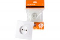 Розетка врезная одинарная 10А TDM ТАЙМЫР 1814-0011