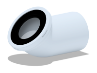 Слив для унитаза АниПласт W4220